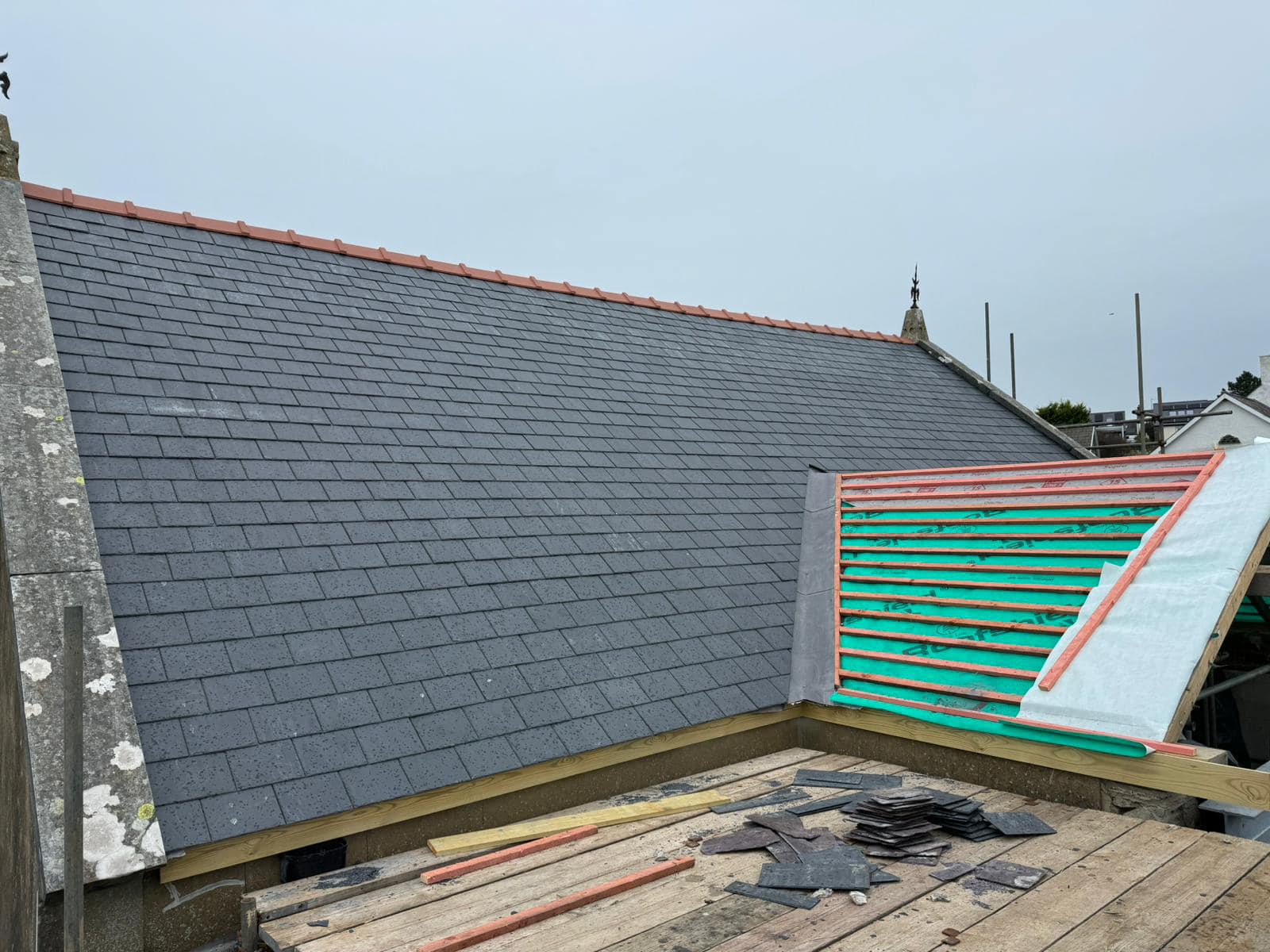 Tile roof replacement